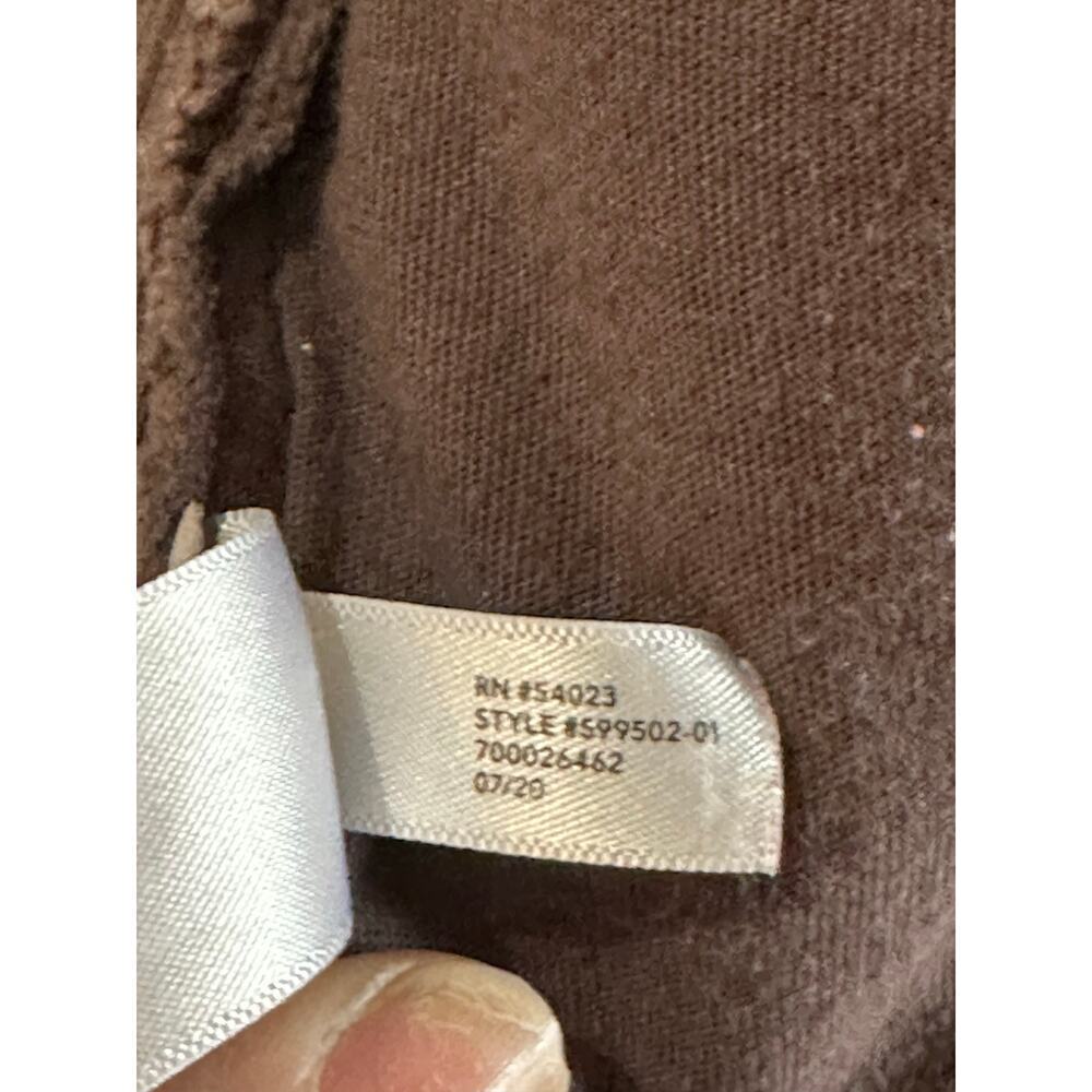 Athleta Women's Brown Cloud Fleece Full Zip Jacket Size XL - Picture 6 of 8